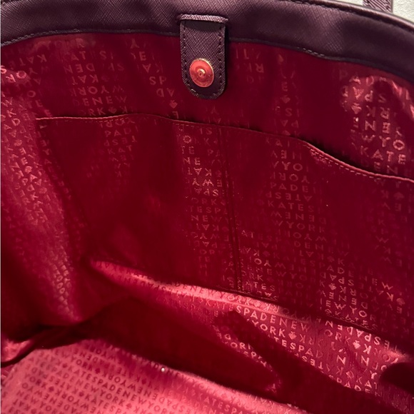 Kate Spade Bags | Xl plum Kate Spade Tote - Picture 6 of 12